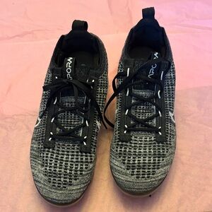 Nike vapor max Black and Gray Athletic Shoes